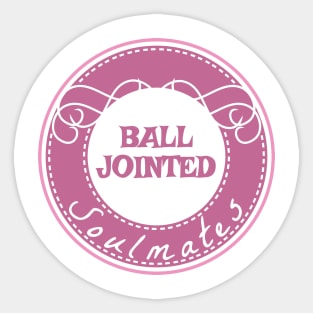 Balljointed Soulmates Design rose Sticker